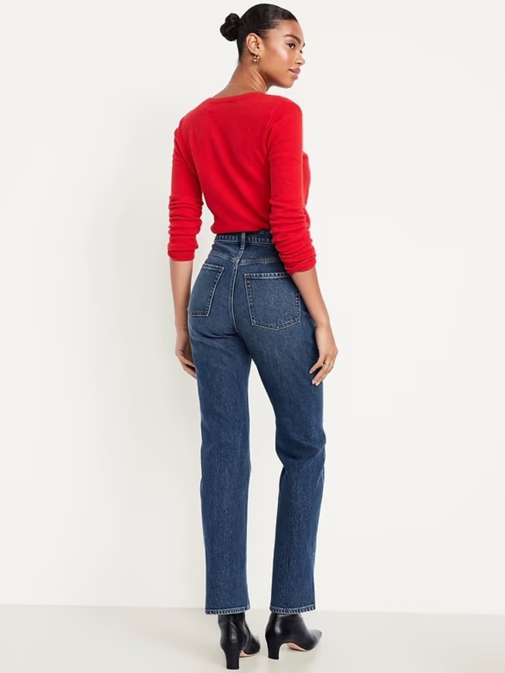 Old Navy Medium Blue Boot Cut Jeans - Picture 2 of 8